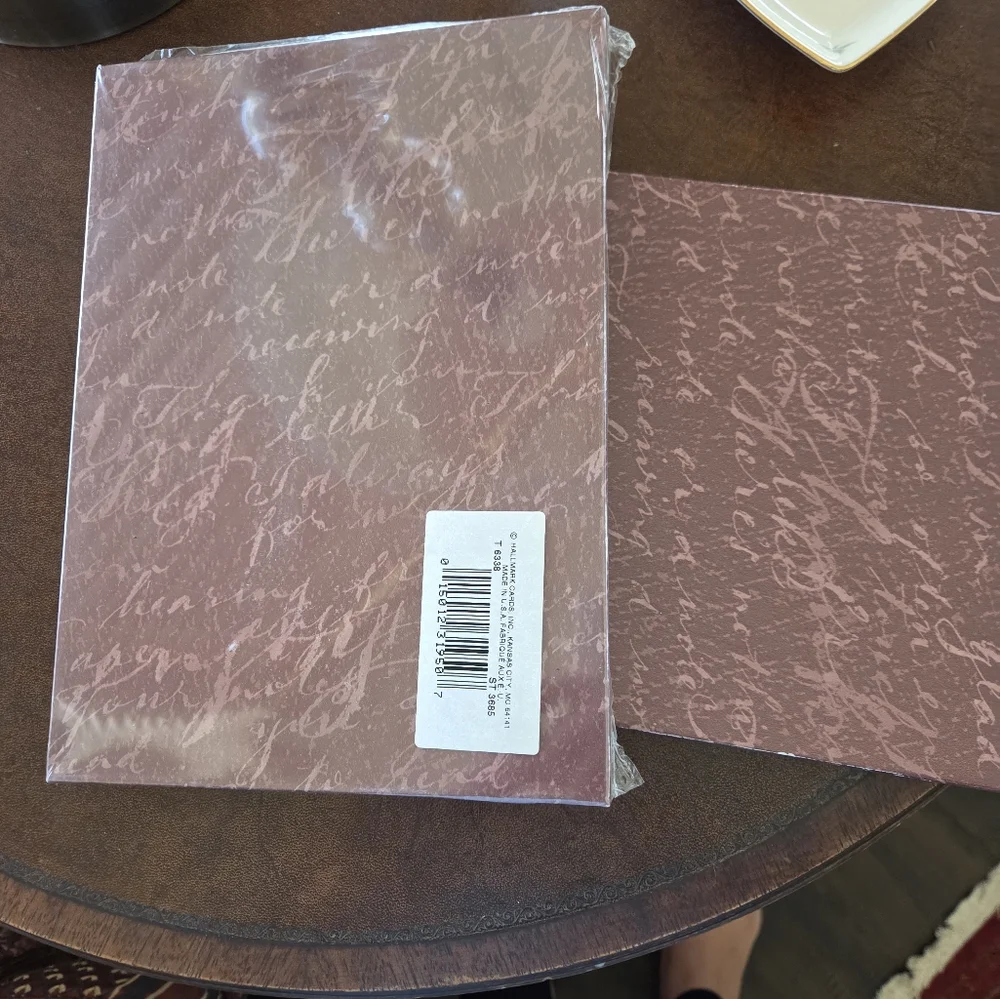 Vintage Hallmark Laser Cut Sea Life Stationary Sealed New Old Stock